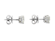 Jewellery - SOLITAIRE EARRINGS, 18K white gold - View 2