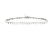 Jewellery - TENNIS BRACELET, 18K white gold - View 1