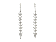 Jewellery, EARRINGS, 18K white gold with 204 brilliant cut diamonds 0,54 ctw, in auction: Classic – Saturday 27 September