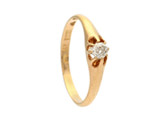 Jewellery - SOLITAIRE RING, 18K gold - View 1