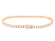 Jewellery - TENNIS BRACELET, 18K gold - View 2
