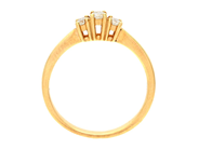 Jewellery - THREE STONE RING, 18K gold 3 brilliant cut diamonds with 0,25 ctw approx. TW(G)/SI - View 2