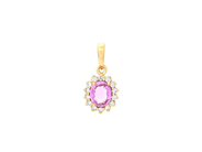 Jewellery - CLUSTER PENDANT, 18K gold - View 1