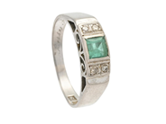Jewellery, RING, 18K white gold, in auction: General – Tuesday 14 October