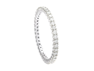 Jewellery - FULL ETERNITY RING, platinum - View 1