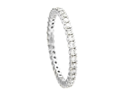 Jewellery - FULL ETERNITY RING, platinum - View 1