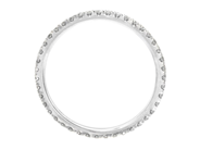 Jewellery - FULL ETERNITY RING, 18K white gold - View 2