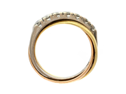 Jewellery - RING, 18K three-coloured gold - View 2