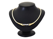 Jewellery, COLLIER,14K gold partly white gold, princess cut diamonds approx. 2,00 ctw, in auction: Classic – Saturday 27 September
