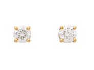 Jewellery - SOLITAIRE EARRINGS, 18K gold - View 1