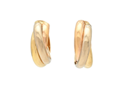 Jewellery - EARRINGS, 18K three-coloured gold - View 1