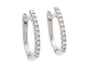 Jewellery - EARRINGS, 18K white gold - View 1