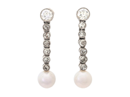 Jewellery, PEARL EARRINGS, 18K white gold, in auction: Classic – Saturday 27 September