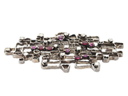 Jewellery - BROOCH, 18K white gold - View 2