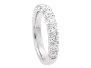 Jewellery - ETERNITY RING, 18K white gold - View 1