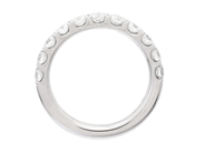 Jewellery - ETERNITY RING, 18K white gold - View 2