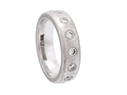 Jewellery, RING, 18K white gold, in auction: Lilla jewellery – Tuesday 23 September