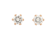 Jewellery - SOLITAIRE EARRINGS, 18K gold - View 1