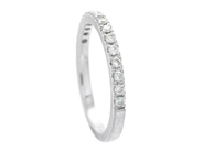 Jewellery - ETERNITY RING, 18K white gold - View 1