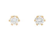 Jewellery - SOLITAIRE EARRINGS, 18K gold - View 1