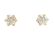 Jewellery - SOLITAIRE EARRINGS, 18K gold - View 1