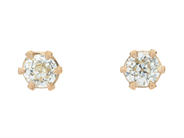 Jewellery - SOLITAIRE EARRINGS, 18K gold - View 1