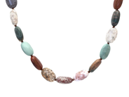 Jewellery, NECKLACE, jasper, in auction: General – Tuesday 14 October