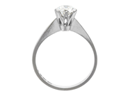 Jewellery - SOLITAIRE RING, 18K white gold - View 2