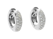 Jewellery, EARRINGS, 18K white gold, in auction: Classic – Saturday 27 September