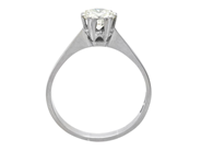 Jewellery - SOLITAIRE RING, 18K white gold - View 2
