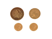 Coins, 4 COIN, 21,6K gold, in auction: General – Tuesday 16 September