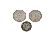 Coins, 3 COIN, silver, in auction: General – Tuesday 16 September