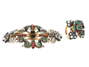Jewellery - BROOCH, gilt silver - View 1