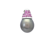Jewellery - PEARL PENDANT, 18K white gold - View 1
