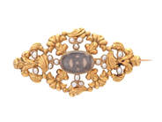 Jewellery - BROOCH, 18K gold - View 1