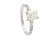 Jewellery - RING, 18K vitugld - View 1