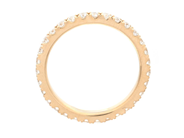 Jewellery - FULL ETERNITY RING, 18K gold - View 2