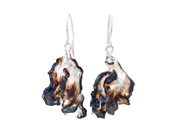 Jewellery - EARRINGS, silver-plated algae - View 1