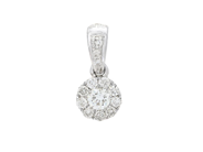 Jewellery - PENDANT, 18K white gold - View 1