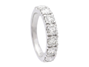 Jewellery - ETERNITY RING, 18K white gold - View 1