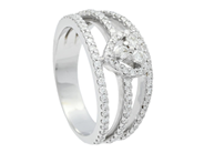 Jewellery, RING, 18K white gold, in auction: Christmas – Saturday 13 December