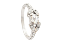Jewellery, RING, 18K white gold, in auction: Classic – Saturday 27 September