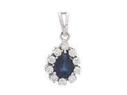 Jewellery, PENDANT, 18K white gold, in auction: Classic – Saturday 27 September