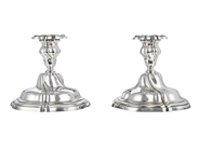 Silverware, CANDLESTICKS, one pair, in auction: Classic – Saturday 27 September