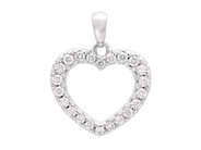 Jewellery - PENDANT, 18K white gold - View 1