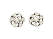 Jewellery, EARRINGS, 18K white gold, in auction: Lilla jewellery – Tuesday 23 September