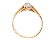 Jewellery - SOLITAIRE RING, 14K gold - View 2