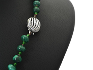 Jewellery - NECKLACE, beads i malachite approx. 6,0-18,7 mm - View 2