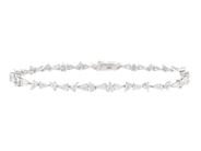 Jewellery - TENNIS BRACELET, 18K white gold - View 1