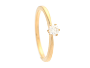 Jewellery, SOLITAIRE RING, 18K gold, in auction: Lilla jewellery – Tuesday 23 September